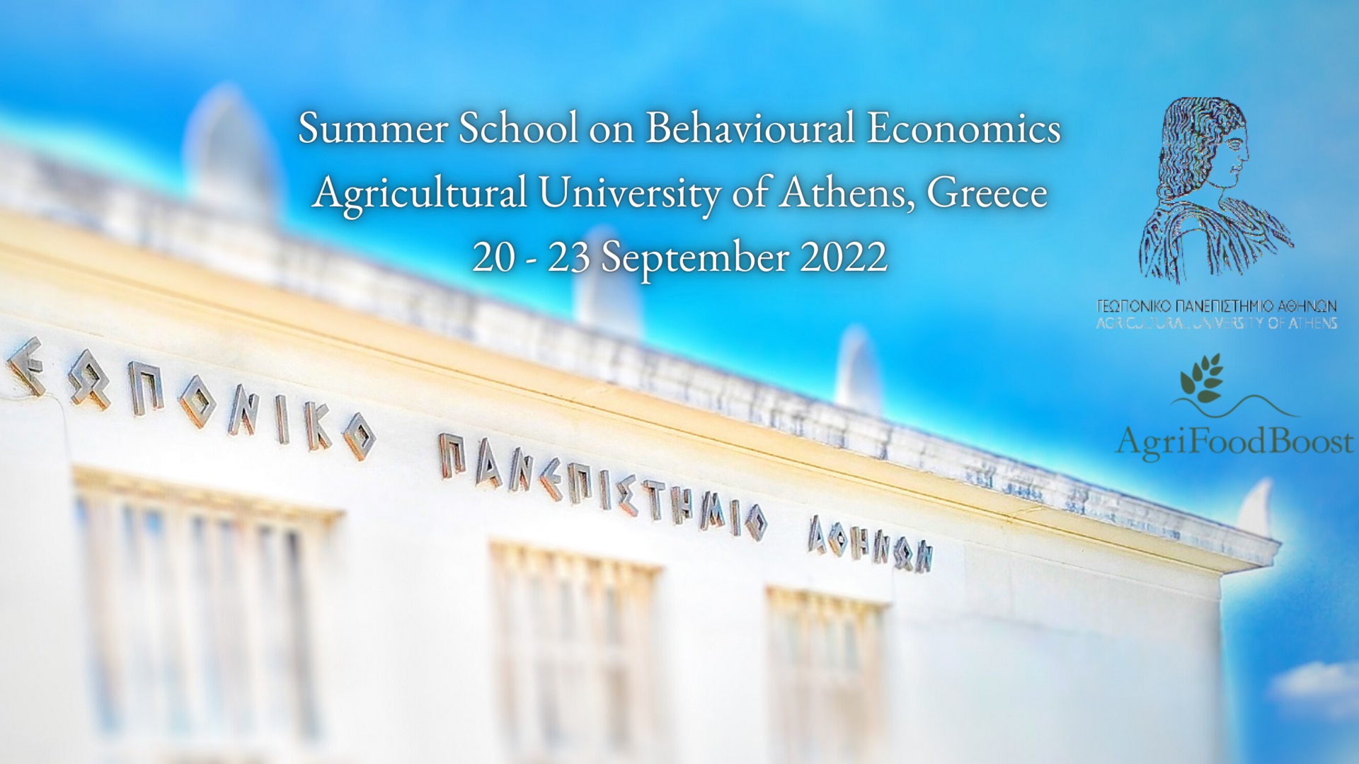Summer School: An Introduction to Behavioural Economics