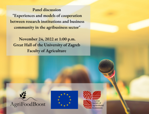 Panel discussion “Experiences and models of cooperation between research institutions and business community in the agribusiness sector”